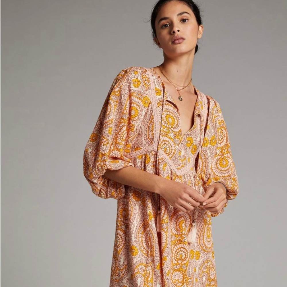 Cute paisley dress!